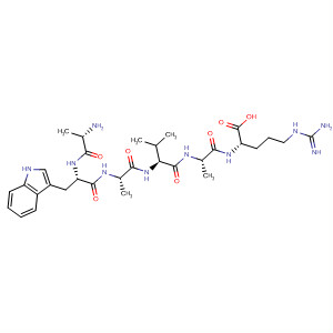 486998-65-6  L-Arginine, L-alanyl-L-tryptophyl-L-alanyl-L-valyl-L-alanyl-