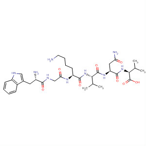 486999-27-3  L-Valine, L-tryptophylglycyl-L-lysyl-L-valyl-L-asparaginyl- 486999-27-3  L-Valine, L-tryptophylglycyl-L-lysyl-L-valyl-L-asparaginyl-