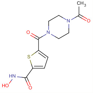 487003-13-4  2-Thiophenecarboxamide,5-[(4-acetyl-1-piperazinyl)carbonyl]-N-hydroxy-