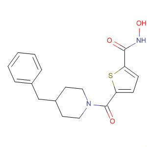 487003-17-8  2-Thiophenecarboxamide,N-hydroxy-5-[[4-(phenylmethyl)-1-piperidinyl]carbonyl]-