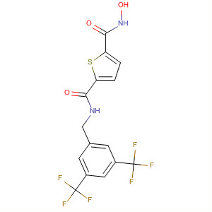 487004-03-5  2,5-Thiophenedicarboxamide,N-[[3,5-bis(trifluoromethyl)phenyl]methyl]-N'-hydroxy-