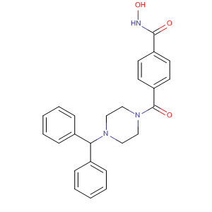 487004-50-2  Benzamide, 4-[[4-(diphenylmethyl)-1-piperazinyl]carbonyl]-N-hydroxy-