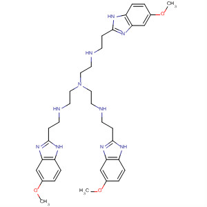 487010-68-4  1,2-Ethanediamine,N'-[2-(5-methoxy-1H-benzimidazol-2-yl)ethyl]-N,N-bis[2-[[2-(5-methoxy-1H-benzimidazol-2-yl)ethyl]amino]ethyl]-