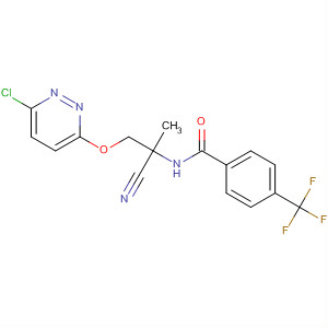 487015-48-5  Benzamide,N-[2-[(6-chloro-3-pyridazinyl)oxy]-1-cyano-1-methylethyl]-4-(trifluoromethyl)-