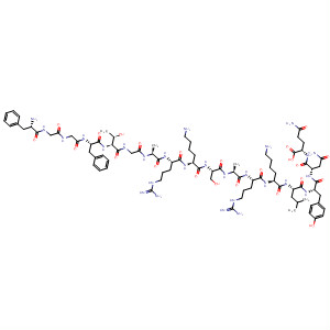487016-23-9  L-Glutamine,L-phenylalanylglycylglycyl-L-phenylalanyl-L-threonylglycyl-L-alanyl-L-arginyl-L-lysyl-L-seryl-L-alanyl-L-arginyl-L-lysyl-L-leucyl-L-tyrosyl-L-asparaginyl-