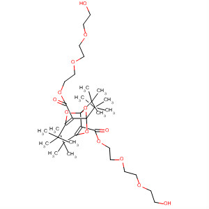 487016-77-3  2,6,9-Trioxabicyclo[3.3.1]nona-3,7-diene-4,8-dicarboxylic acid,1,3,5,7-tetrakis(1,1-dimethylethyl)-,bis[2-[2-(2-hydroxyethoxy)ethoxy]ethyl] ester