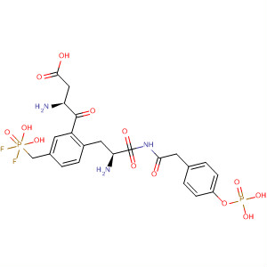 487025-57-0  L-Phenylalaninamide,N-[[4-(phosphonooxy)phenyl]acetyl]-L-a-aspartyl-4-(difluorophosphonomethyl)-