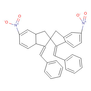 487026-95-9  2,2'-Spirobi[2H-indene],1,1',3,3'-tetrahydro-5,5'-dinitro-1,1'-bis(phenylmethylene)-, (1Z,1'Z)-