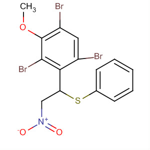 487027-14-5  Benzene, 1,3,5-tribromo-2-methoxy-4-[2-nitro-1-(phenylthio)ethyl]-