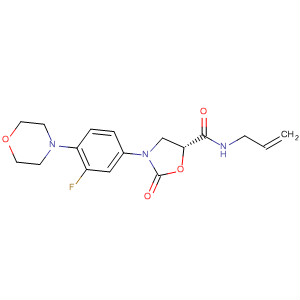 487041-02-1  5-Oxazolidinecarboxamide,3-[3-fluoro-4-(4-morpholinyl)phenyl]-2-oxo-N-2-propenyl-, (5R)-