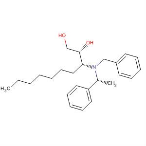 487042-17-1  1,2-Decanediol, 3-[[(1R)-1-phenylethyl](phenylmethyl)amino]-, (2R,3R)-