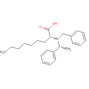487042-26-2  Nonanoic acid, 2-[[(1R)-1-phenylethyl](phenylmethyl)amino]-, (2R)-