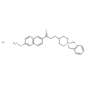 487047-76-7  Piperidinium,4-[3-(6-methoxy-2-naphthalenyl)-3-oxopropyl]-1-methyl-1-(phenylmethyl)-, bromide
