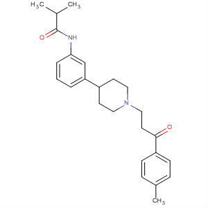 487049-71-8  Propanamide,2-methyl-N-[3-[1-[3-(4-methylphenyl)-3-oxopropyl]-4-piperidinyl]phenyl]-