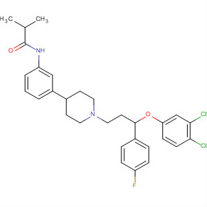 487049-85-4  Propanamide,N-[3-[1-[3-(3,4-dichlorophenoxy)-3-(4-fluorophenyl)propyl]-4-piperidinyl]phenyl]-2-methyl-