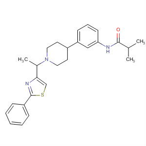 487050-49-7  Propanamide,2-methyl-N-[3-[1-[1-(2-phenyl-4-thiazolyl)ethyl]-4-piperidinyl]phenyl]-