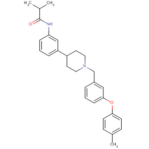 487050-53-3  Propanamide,2-methyl-N-[3-[1-[[3-(4-methylphenoxy)phenyl]methyl]-4-piperidinyl]phenyl]-