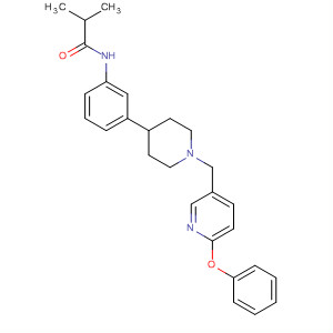 487050-69-1  Propanamide,2-methyl-N-[3-[1-[(6-phenoxy-3-pyridinyl)methyl]-4-piperidinyl]phenyl]-