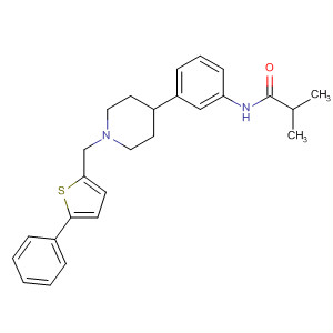 487050-78-2  Propanamide,2-methyl-N-[3-[1-[(5-phenyl-2-thienyl)methyl]-4-piperidinyl]phenyl]-