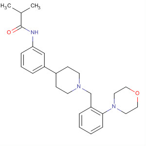 487050-89-5  Propanamide,2-methyl-N-[3-[1-[[2-(4-morpholinyl)phenyl]methyl]-4-piperidinyl]phenyl]-