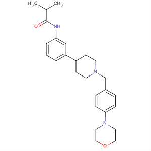 487050-93-1  Propanamide,2-methyl-N-[3-[1-[[4-(4-morpholinyl)phenyl]methyl]-4-piperidinyl]phenyl]-