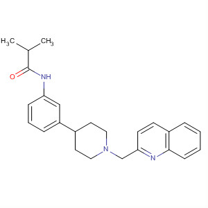 487051-00-3  Propanamide,2-methyl-N-[3-[1-(2-quinolinylmethyl)-4-piperidinyl]phenyl]-