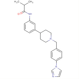 487051-01-4  Propanamide,N-[3-[1-[[4-(1H-imidazol-1-yl)phenyl]methyl]-4-piperidinyl]phenyl]-2-methyl-