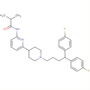 487051-10-5  Propanamide,N-[6-[1-[4,4-bis(4-fluorophenyl)butyl]-4-piperidinyl]-2-pyridinyl]-2-methyl-