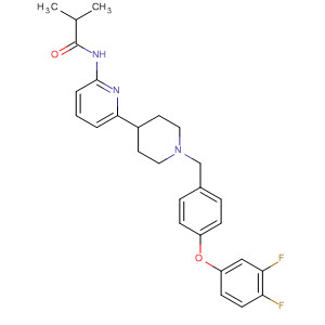 487051-11-6  Propanamide,N-[6-[1-[[4-(3,4-difluorophenoxy)phenyl]methyl]-4-piperidinyl]-2-pyridinyl]-2-methyl-