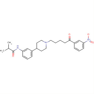 487055-04-9  Propanamide,2-methyl-N-[3-[1-[5-(3-nitrophenyl)-5-oxopentyl]-4-piperidinyl]phenyl]-