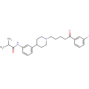 487055-11-8  Propanamide,N-[3-[1-[5-(3-iodophenyl)-5-oxopentyl]-4-piperidinyl]phenyl]-2-methyl-