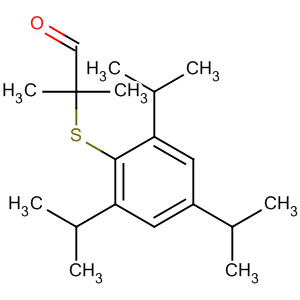 487060-99-1  Propanal, 2-methyl-2-[[2,4,6-tris(1-methylethyl)phenyl]thio]-