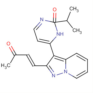 487062-63-5  3(2H)-Pyridazinone,2-(1-methylethyl)-6-[2-[(1E)-3-oxo-1-butenyl]pyrazolo[1,5-a]pyridin-3-yl]-