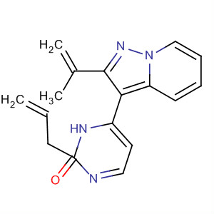 487062-72-6  3(2H)-Pyridazinone,6-[2-(1-methylethenyl)pyrazolo[1,5-a]pyridin-3-yl]-2-(2-propenyl)-