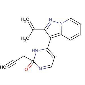 487062-73-7  3(2H)-Pyridazinone,6-[2-(1-methylethenyl)pyrazolo[1,5-a]pyridin-3-yl]-2-(2-propynyl)-