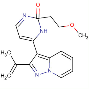 487062-76-0  3(2H)-Pyridazinone,2-(2-methoxyethyl)-6-[2-(1-methylethenyl)pyrazolo[1,5-a]pyridin-3-yl]-