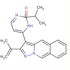 487062-82-8  3(2H)-Pyridazinone,6-[2-(1-methylethenyl)pyrazolo[1,5-b]isoquinolin-3-yl]-2-(1-methylethyl)-