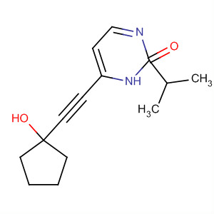 487062-94-2  3(2H)-Pyridazinone, 6-[(1-hydroxycyclopentyl)ethynyl]-2-(1-methylethyl)-