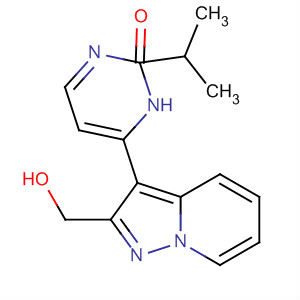 487062-99-7  3(2H)-Pyridazinone,6-[2-(hydroxymethyl)pyrazolo[1,5-a]pyridin-3-yl]-2-(1-methylethyl)-