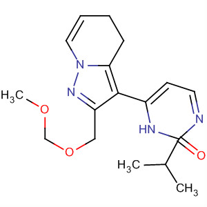 487063-08-1  3(2H)-Pyridazinone,4,5-dihydro-6-[2-[(methoxymethoxy)methyl]pyrazolo[1,5-a]pyridin-3-yl]-2-(1-methylethyl)-
