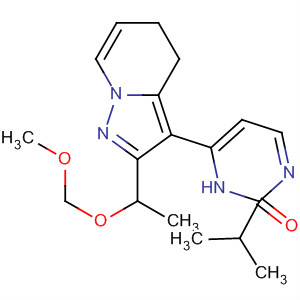 487063-11-6  3(2H)-Pyridazinone,4,5-dihydro-6-[2-[1-(methoxymethoxy)ethyl]pyrazolo[1,5-a]pyridin-3-yl]-2-(1-methylethyl)-