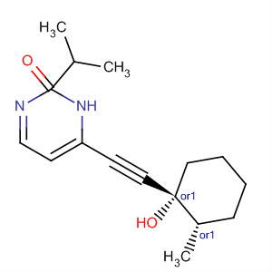 487063-18-3  3(2H)-Pyridazinone,6-[[(1R,2S)-1-hydroxy-2-methylcyclohexyl]ethynyl]-2-(1-methylethyl)-, rel-