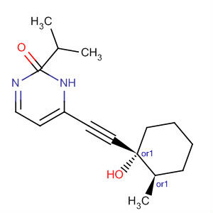 487063-19-4  3(2H)-Pyridazinone,6-[[(1R,2R)-1-hydroxy-2-methylcyclohexyl]ethynyl]-2-(1-methylethyl)-, rel-