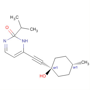 487063-20-7  3(2H)-Pyridazinone,6-[(cis-1-hydroxy-4-methylcyclohexyl)ethynyl]-2-(1-methylethyl)-