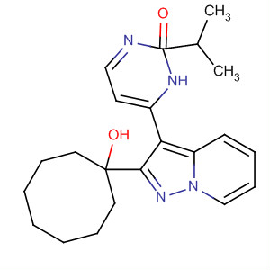 487063-31-0  3(2H)-Pyridazinone,6-[2-(1-hydroxycyclooctyl)pyrazolo[1,5-a]pyridin-3-yl]-2-(1-methylethyl)-