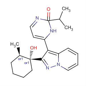 487063-33-2  3(2H)-Pyridazinone,6-[2-[(1R,2R)-1-hydroxy-2-methylcyclohexyl]pyrazolo[1,5-a]pyridin-3-yl]-2-(1-methylethyl)-, rel-