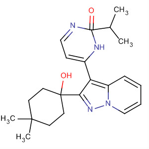 487063-36-5  3(2H)-Pyridazinone,6-[2-(1-hydroxy-4,4-dimethylcyclohexyl)pyrazolo[1,5-a]pyridin-3-yl]-2-(1-methylethyl)-