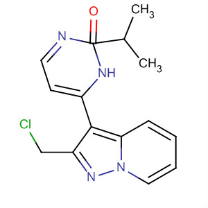 487063-49-0  3(2H)-Pyridazinone,6-[2-(chloromethyl)pyrazolo[1,5-a]pyridin-3-yl]-2-(1-methylethyl)-