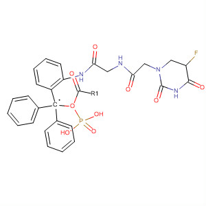488082-39-9  Phosphonic acid,[[[[[(5-fluoro-3,4-dihydro-2,4-dioxo-1(2H)-pyrimidinyl)acetyl]amino]acetyl]amino]phenylmethyl]-, diphenyl ester