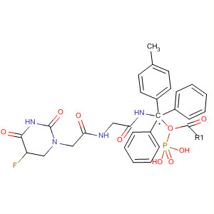 488082-44-6  Phosphonic acid,[[[[[(5-fluoro-3,4-dihydro-2,4-dioxo-1(2H)-pyrimidinyl)acetyl]amino]acetyl]amino](4-methylphenyl)methyl]-, diphenyl ester